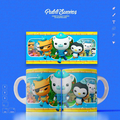Imagen 6 de 10 de Plantillas Los Octonauts / Cod0120