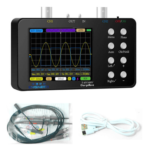 Osciloscopio Digital Portátil Compacto De 50 M, Frecuencia D