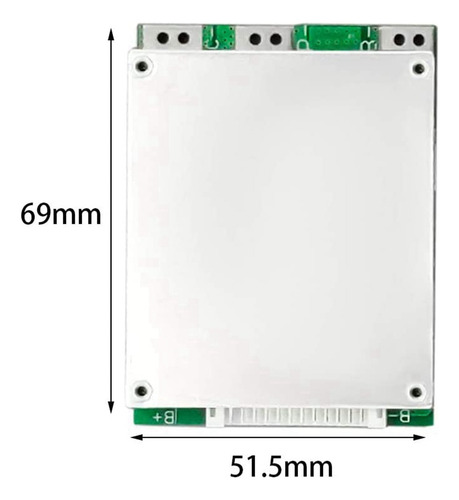 Placa De Proteção 13s 48v 35a Pcb Bms Bateria De Lítio De Ío