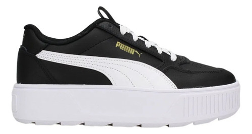 Tenis Puma Karmen Rebelle Negro Blanco Mujer 387212-04