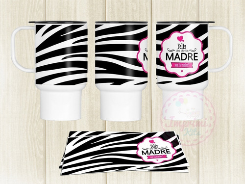 Diseños Jarros Termicos Dia De La Madre Sublimar Mockup