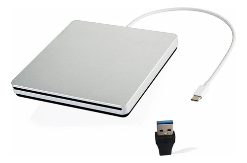 Unidad Externa De Cd Y Dvd Viktck Usb C Ultra Slim Para Macb