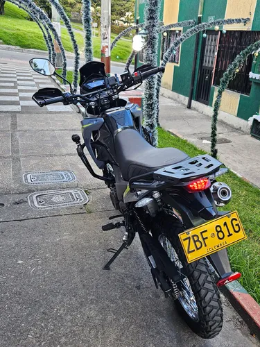 Akt Tt200ds, Gris/verde, Único Dueño, Al Día Soat/mantenimie