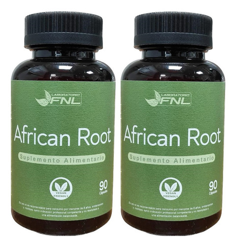 African Root (ashwagandha) Fnl 180 Vegan Caps 2x90