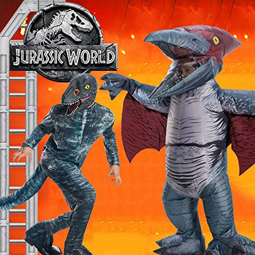 Máscara De Vinilo Indoraptor Jurassic World De Rubies Para H