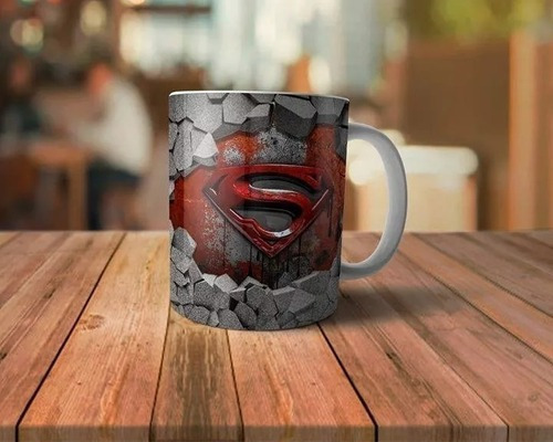 Plantillas Sublimación Tazas Camiseta Torsos Superheroes