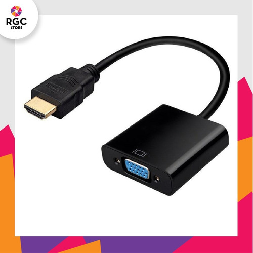 Convertidor Hdmi A Vga Cable Adaptador Conversor Audio 1080p