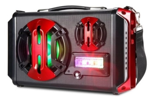 Imagem 1 de 1 de Caixa Som Maleta Superbass 30w Led Vm-p3201 Infokit - Verm