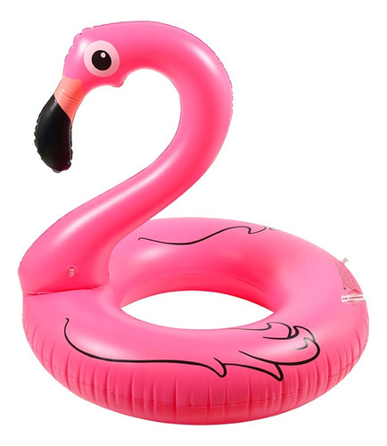 Salvavidas Inflable Flotador Para Adulto Playa Alberca Color Flamingo