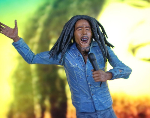 Figura Bob Marley Cantante Reggae Leyenda Jah Rastafari 18cm