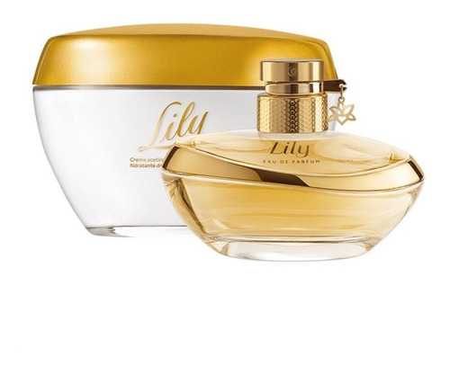 Imagem 3 de 6 de Kit Presente Lily (2 Itens) Perfume + Creme Acetinado Oferta