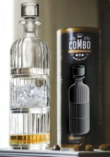 Set Combo Style Botella O Decantador Y Dos Vasos