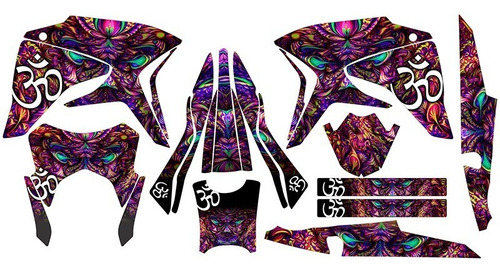 Stickers Para Moto Hero Hunk 160 Mod-122