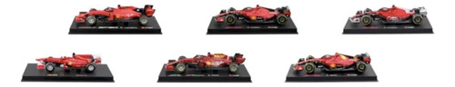 Juego Exclusivo De 6 Coches Ferrari F1 143 Fundidos A Presió