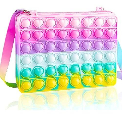 Genovega Pop Rainbow Purse Para Las Niñas Juguetes Nlrbl