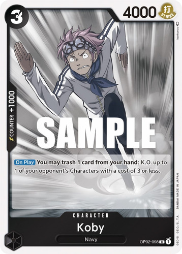 One Piece Card Game Koby