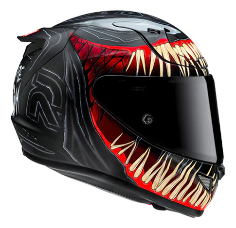 Casco Hjc Integral Rpha 12 Venom Iii Mc1sf Original Negro Sergeant L