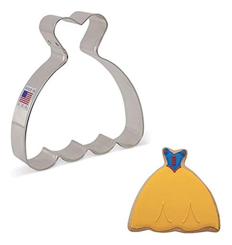 Wedding Dressball Gown Cookie Cutter 4 Pulgadas Ann Clark Us