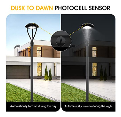 Lámpara Led Ip65 80w Poste Exterior