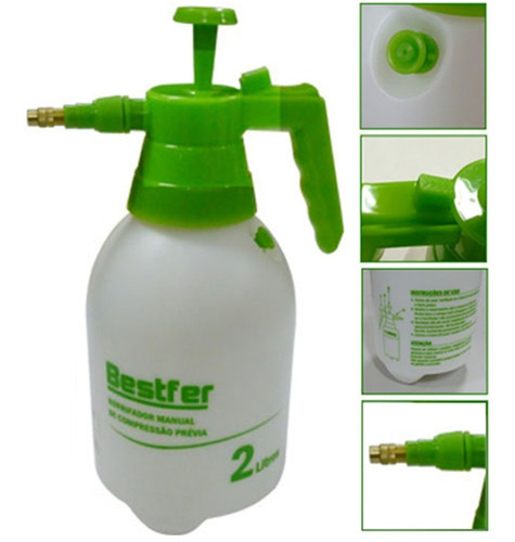 Pulverizador Borrifador Manual Alta Pressão Profissional 2l