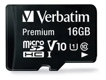 Comprar Tarjeta de memoria Verbatim 44082 Premium con adaptador SD 16GB