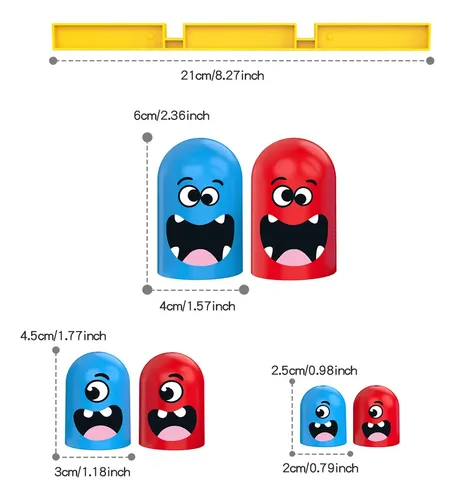 Juego De Tres En Raya Devorador Big Eat Small, Estrategia Para 2 Jugadores, Familiar, Educativo, En Colores Rojo Y Azul