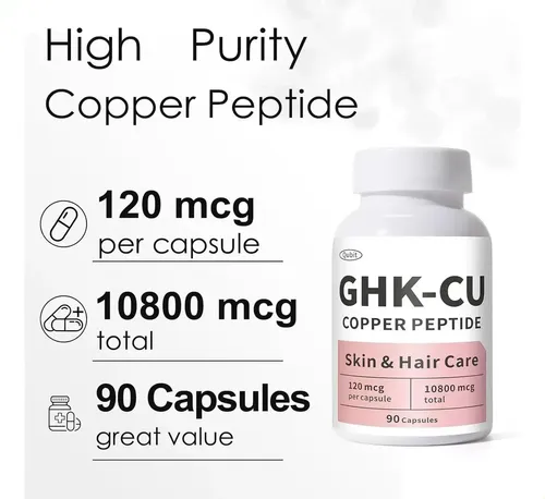ghk cu suplemento 3 Ghk-cu De Peptídeo De Cobre 90 Caps Rosa Sem Sa GHK-CU – Research Peptide |
