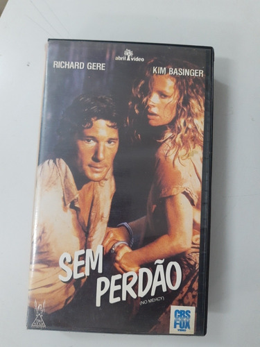 Filme Vhs Legendado Sem Perdão Richard Gere Kim Basigner (Usado)