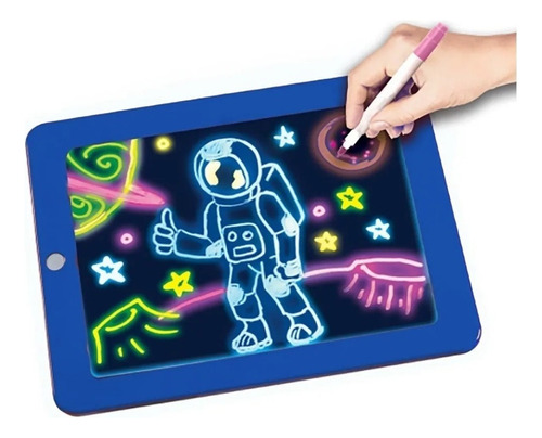 Pizarra Magica Led Juego De Pintar Colores Para Mesa Niños