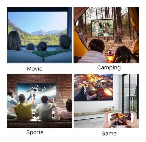 Miniproyector Full Hd Native Datashow 4k, Retroproyector