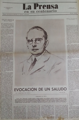 Suple La Prensa Sec Ilustradas 19/10/1969 Leonidas De Vedia