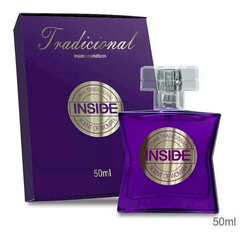 Perfume Feminino Scent Of Woman Puple 50ml Inside + Brinde