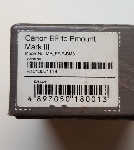 Imagem 3 de 5 de Metabones Canon Ef Emount Mark3