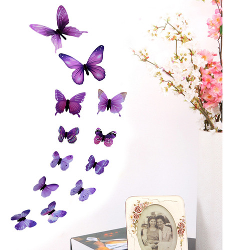 Adhesivos de pared B DIY para decoración del hogar y decoraciones de colores crepusculares