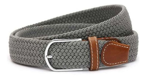 Cinturón Elástico De Cuero Premium Para Hombre, 6 Colores
