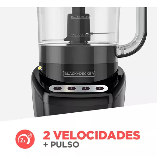 Procesador de alimentos BLACK+DECKER™, Impulsado por 450 watts de  potencia, el Procesador de Alimentos de 8 Tazas Fácil de Armar BLACK+DECKER™  es ideal para picar, rallar, rebanar ¡ y más! El