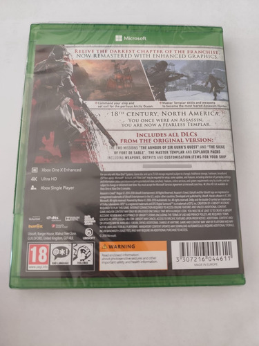 Assassin's Creed Rogue Remastered Xbox One Sellado
