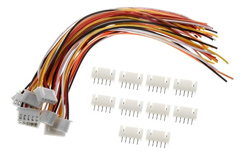 Conector Xh 5 Vias Passo 2,54mm Macho/fêmea (10 Pares)