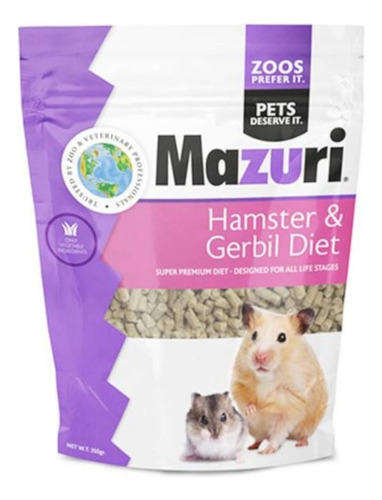 Hamster & Gerbos Diet Mazuri 350 Gr