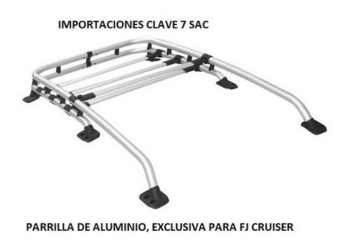 Parrilla De Aluminio Silver  Exclusiva Fj Cruiser