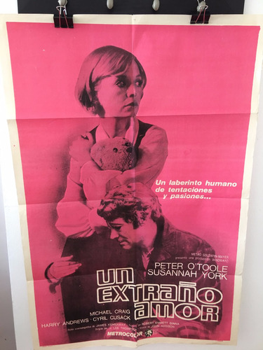 Afiche De Cine Original - Un Extraño Amor