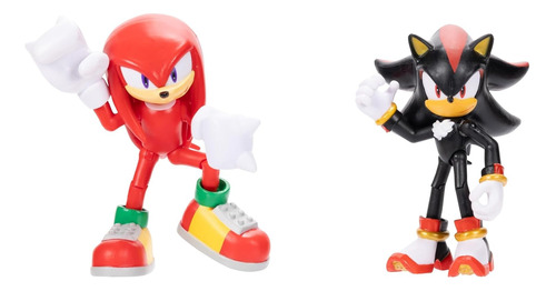 Muñecos Sonic The Hedgehog 2 Pack Knuckles & Shadow