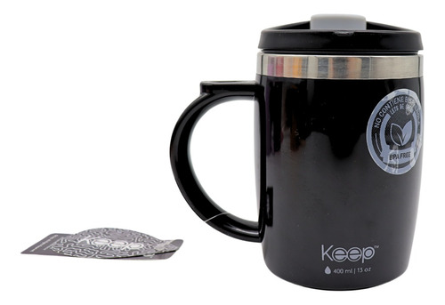 Vaso Termo Keep Mug Térmico Acero Inoxidable 400ml Colores