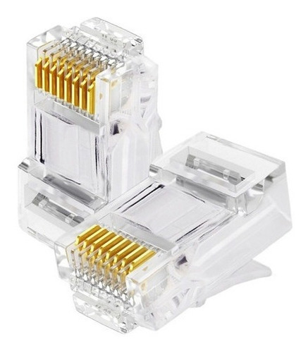 Conector De Red Rj45 Cat 5e Bolsa 50 Unidades Oferta!!!