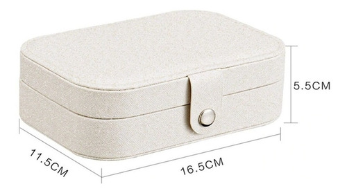 Imagen 2 de 6 de Caja Joyero Alhajero Organizador Anillos Bijouterie