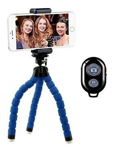 Mini Tripode Selfie 27 Cm Ezra St04 Con Control Bluetooth 