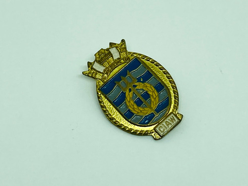 Antiga Insígnia/broche Da Marinha - 3.5 Cm - Em Metal