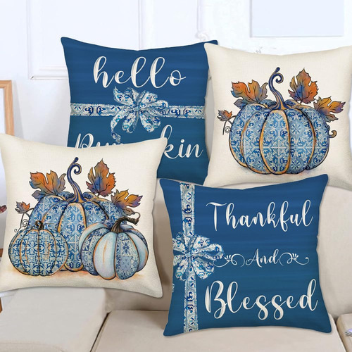 Juego De 4 Fundas De Almohada Chinoiserie 50 X 50 Cm