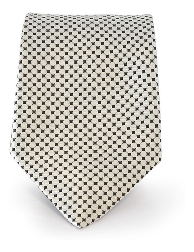 Corbata Ancha Hombre Briganti Vestir Fantasia Corbatines Color Blanco