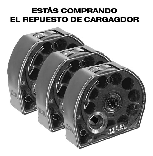 Imagen 2 de 10 de Respuesto Cargador 5,5 Mm Rifle Beeman Chief Ii Multishot